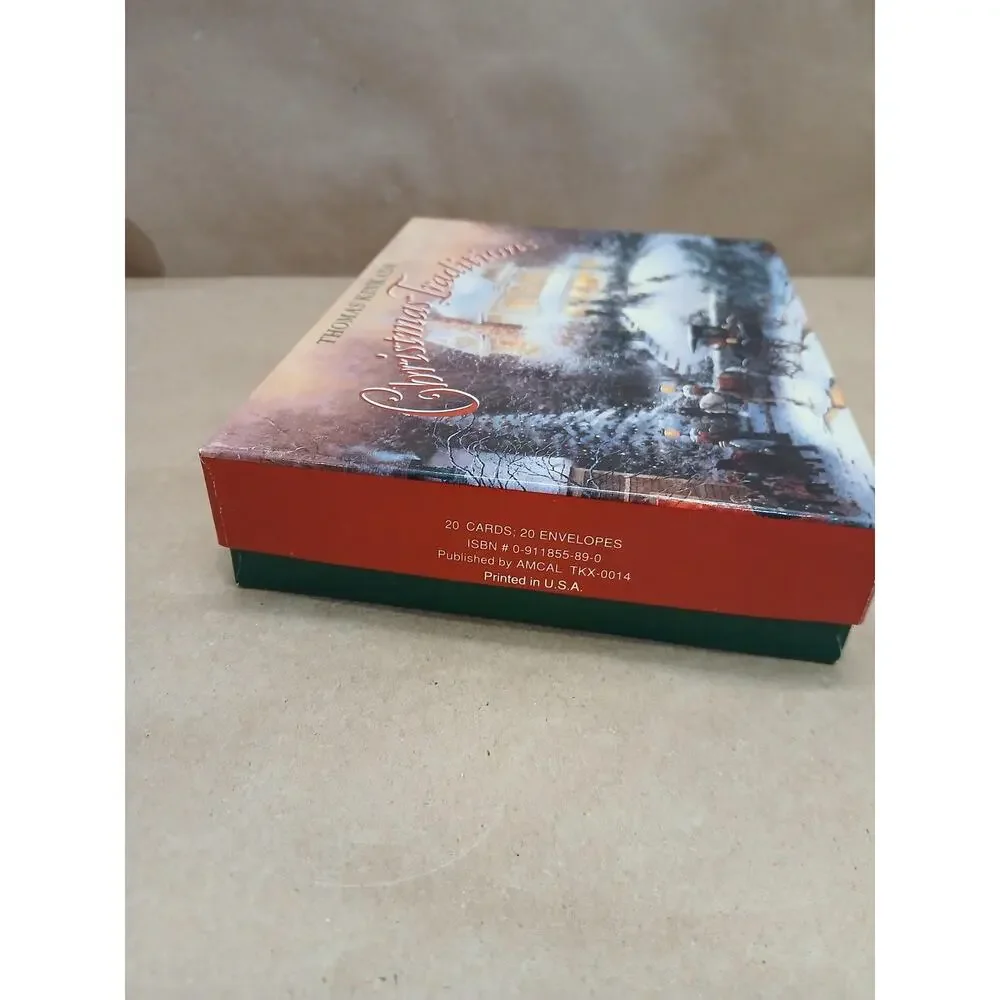 Vintage Thomas Kinkade Christmas Holiday Cards Box Set 20 Art USA 1994 #381